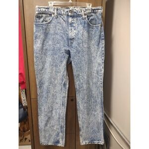 Vintage Levi Strauss & Co 506 Acid Wash‎ Denim Jeans W40(39) L32 Mens